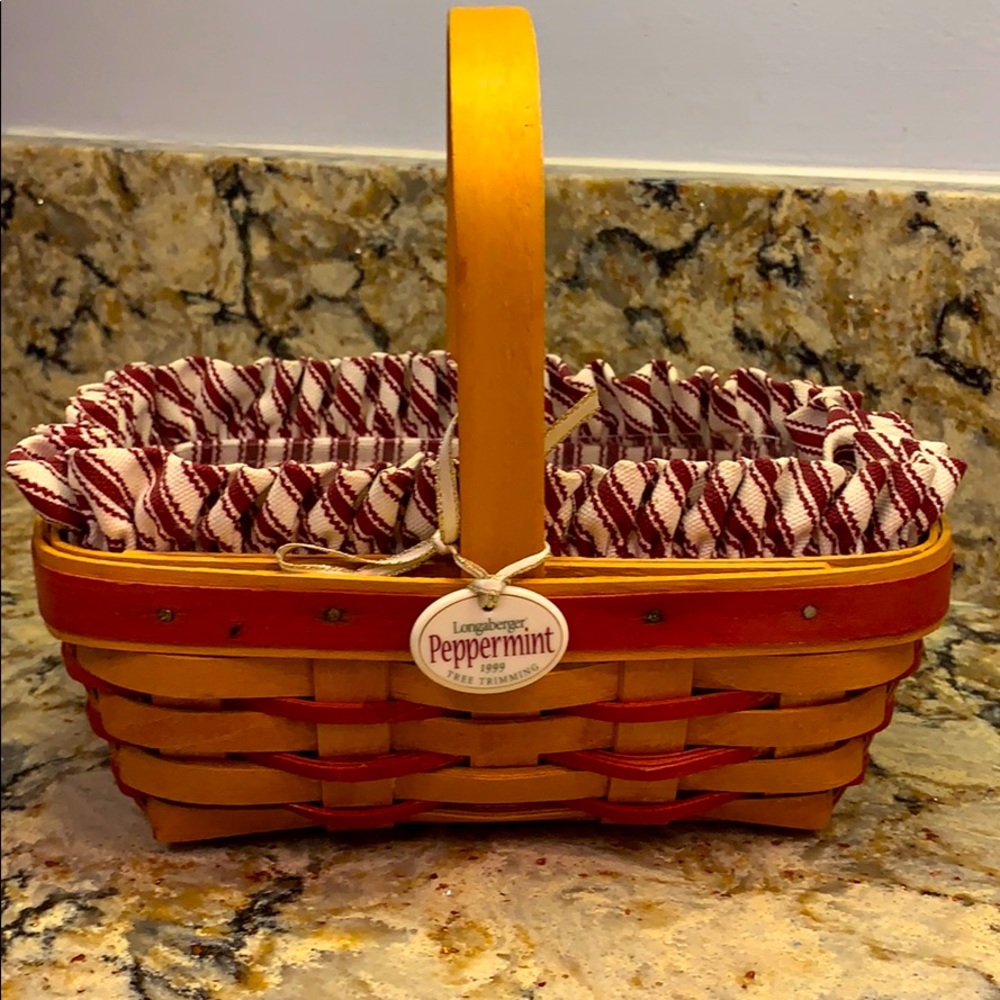 Longaberger Basket Red